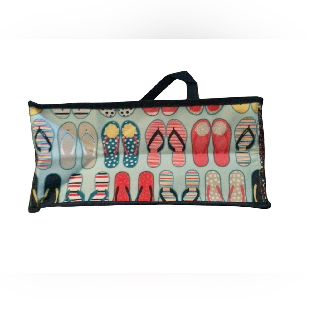 New in bag - Thirty-One Flip Flop Print Tote Bag - Multicolor - Picture 4 of 6